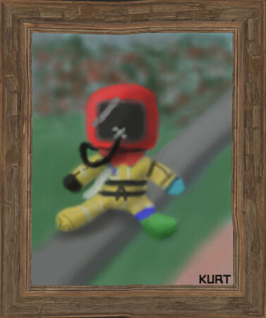 Hazmat plushy (Monstera's village)