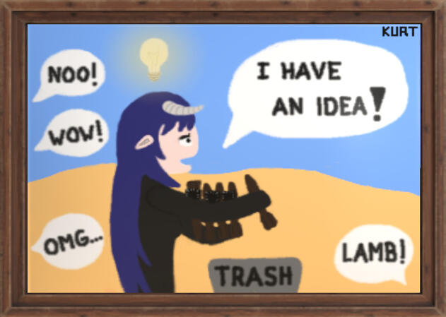 Lamb lost all our boom (ThatDamnLamb's village event)
